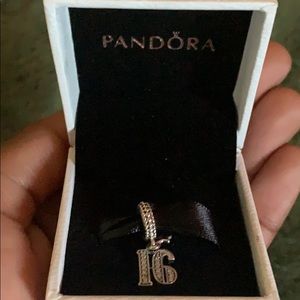 Pandora “ 16” charm